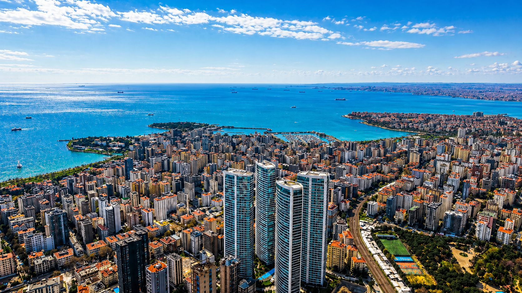 2+1 住宅公寓｜卡德柯伊·巴格达大道·海景｜编号 1069 图片 4