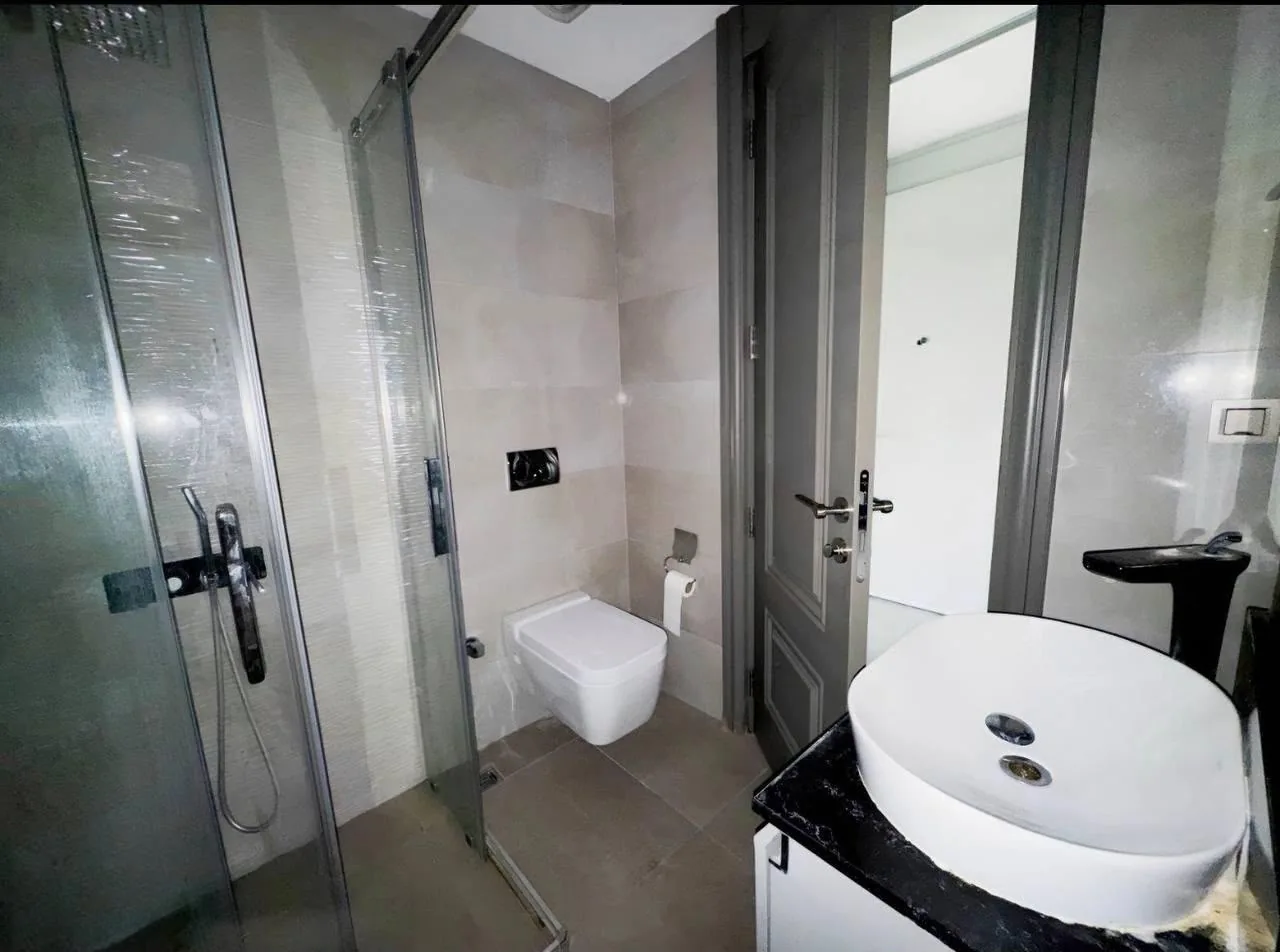 First bathroom with toilet