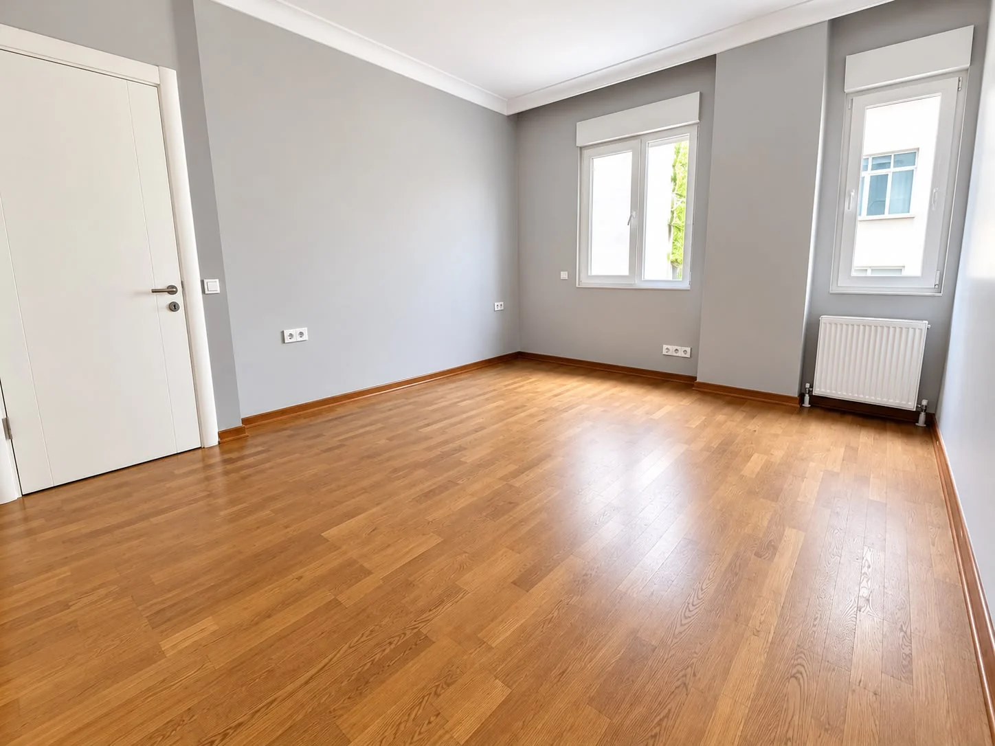 Another view of the bright bedroom