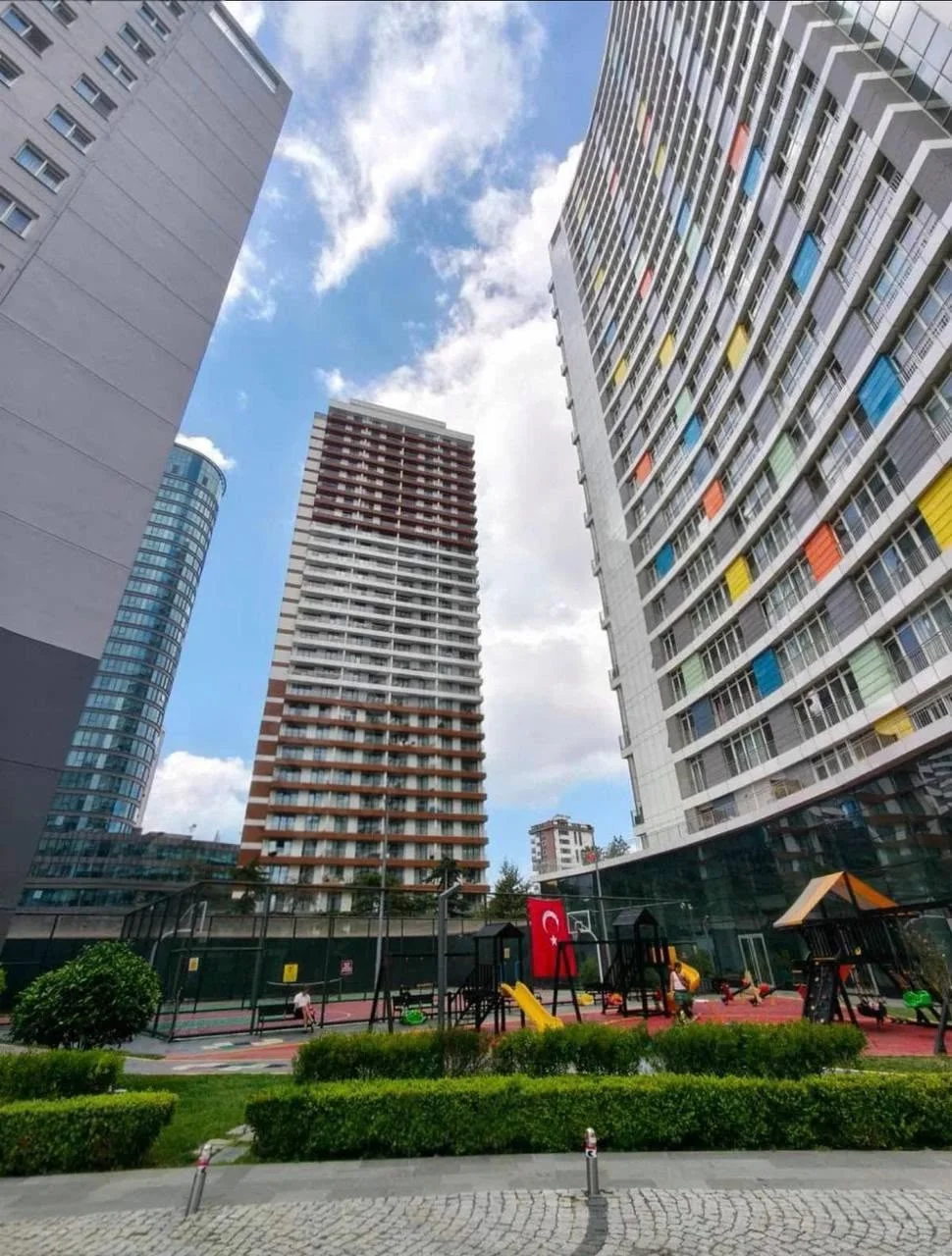 Towers and residential grounds