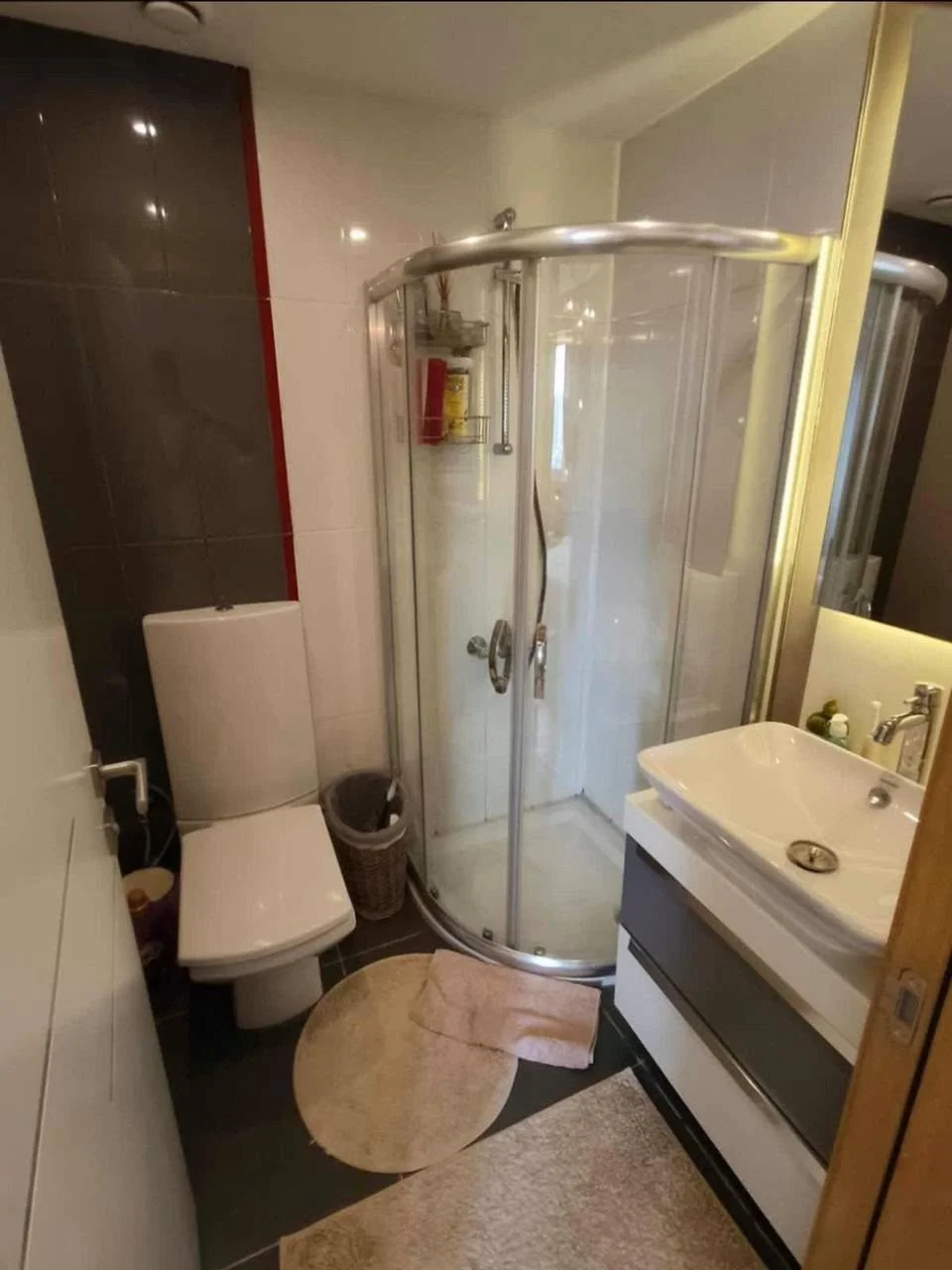 Bathroom and shower enclosure