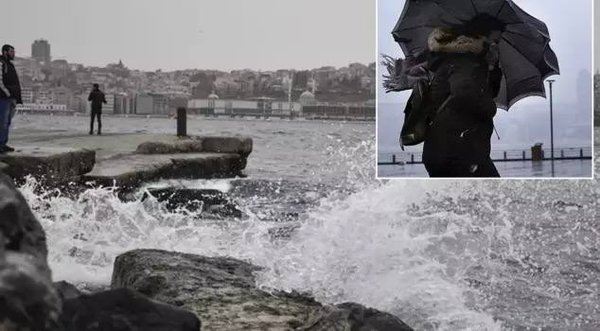 هشدار استانداری استانبول درباره وزش بادهای شدید و طوفان