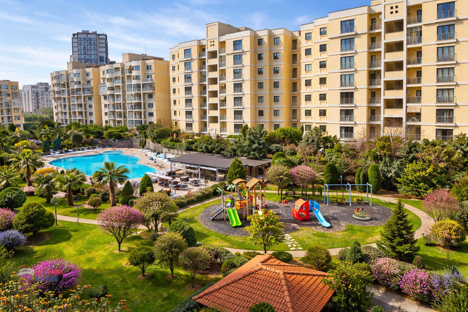 فروش واحد ۳ و نیم خوابه در عمرانیه مناسب اخذ شهروندی