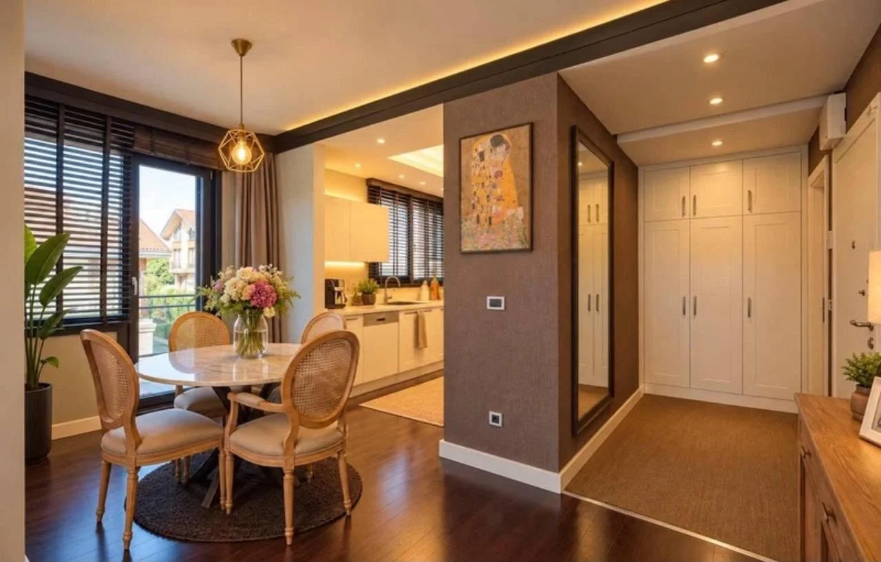 Dining area and entrance